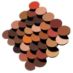 تست رنگ پالت سایه 35 رنگ مورفی مدل Supernatural Glow Artistry