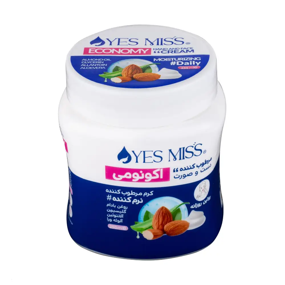 001029412i کرم مرطوب کننده یس میس عصاره بادام 250 میلی لیتر