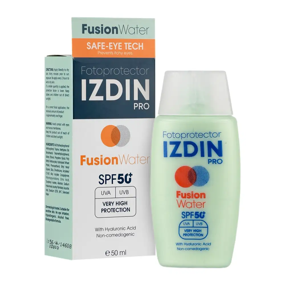 0010294p3q کرم ضد آفتاب ایزدین پرو فیوژن واتر SPF50