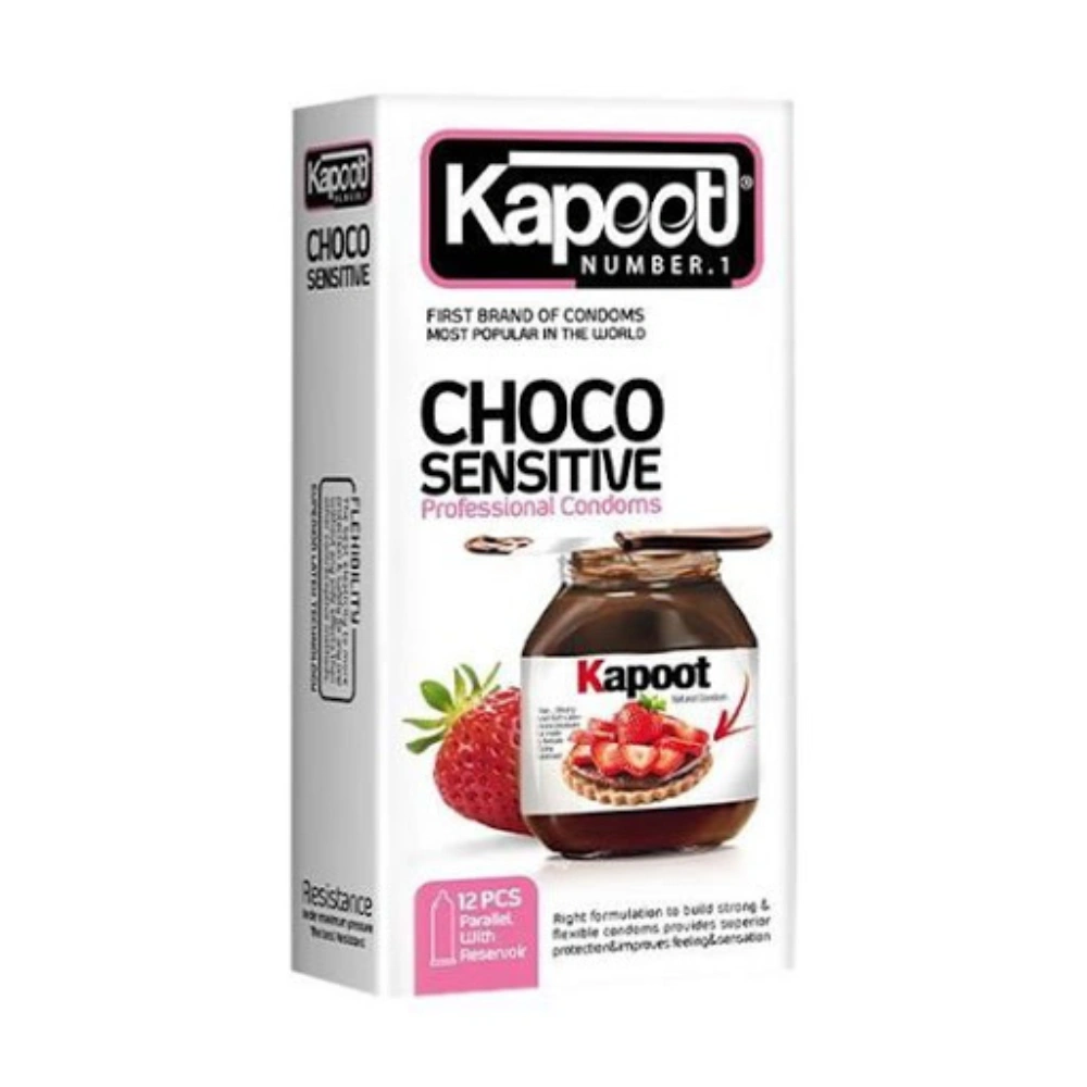 00104280wp کاندوم 12 عددی کاپوت مدل Choco Sensitive
