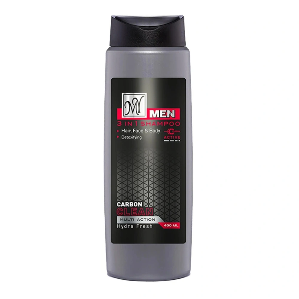 00104300k5 شامپو سر و بدن مای مدل Carbon Clean مخصوص آقایان حجم 400ml