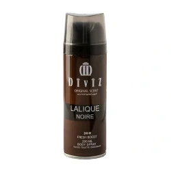 اسپری بدن مردانه دیوایز مدل Lalique Encre Noire