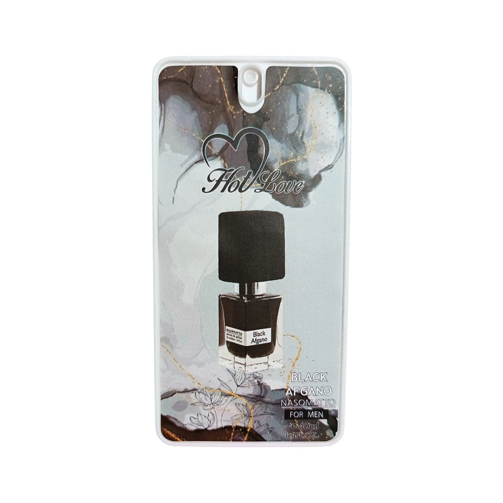 0010930m4i عطر جیبی مردانه هات لاو مدل Black Afgano