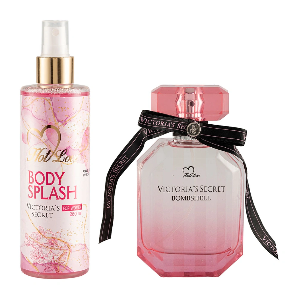 0013491f47 پک ادوپرفیوم بادی اسپلش هات لاو مدل Victoria Secret