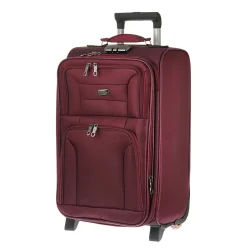 چمدان MJ زرشکی سایز بزرگ ارتفاع 70 سانتی متر