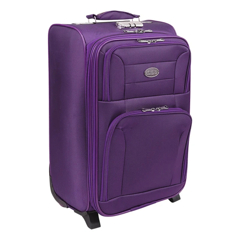00199577cy چمدان MJ بنفش مدل 22 سایز متوسط ارتفاع 60 سانتی متر