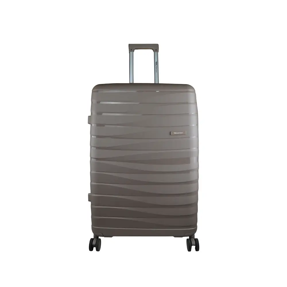 0019957at7 چمدان مونزا مدل YTQ1 سایز بزرگ ارتفاع 75 سانتی متری رنگ بژ