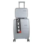 ست دو عددی چمدان مونزا مدل YTQ1 رنگ نقره ای