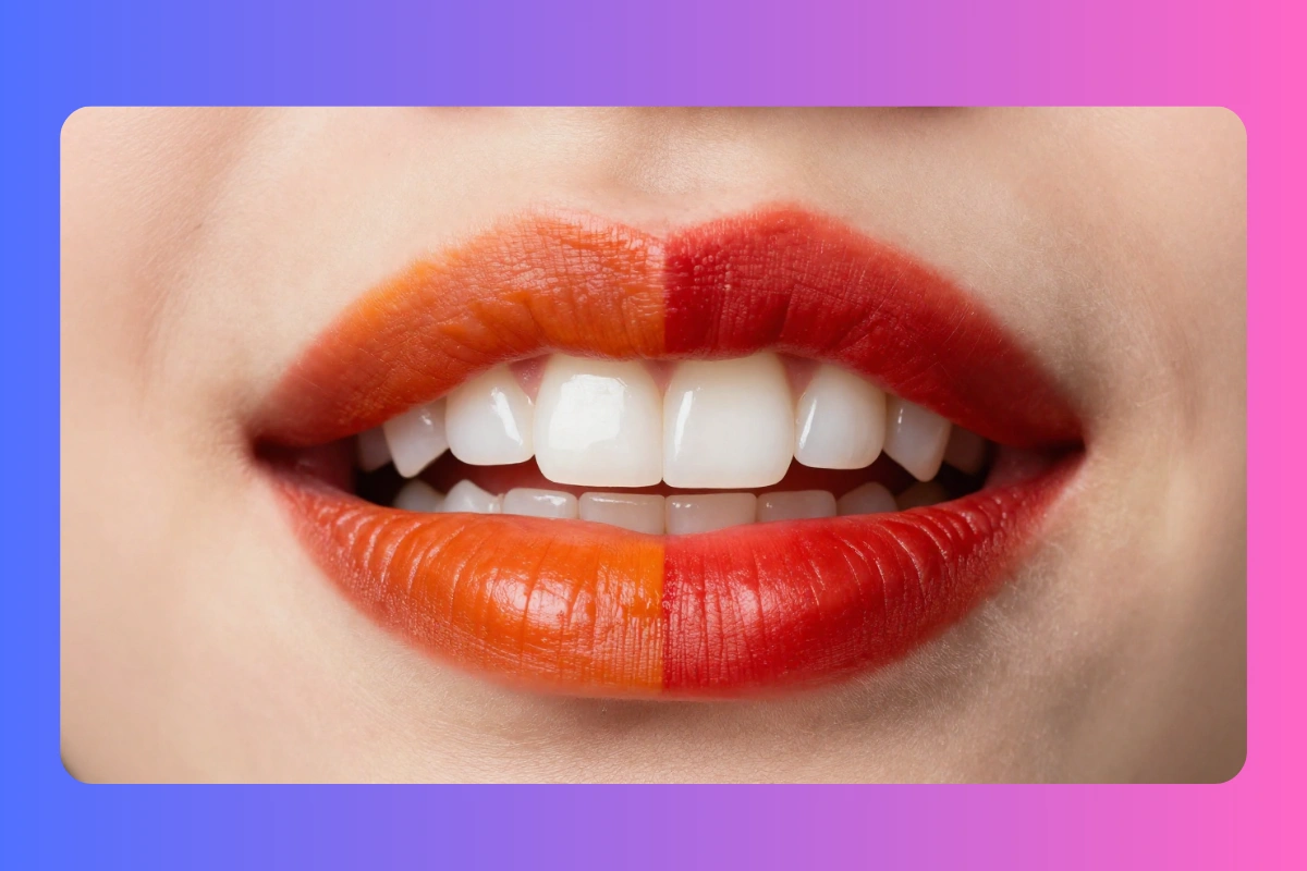 انتخاب رنگ رژلب بر اساس رنگ پوست و دندان