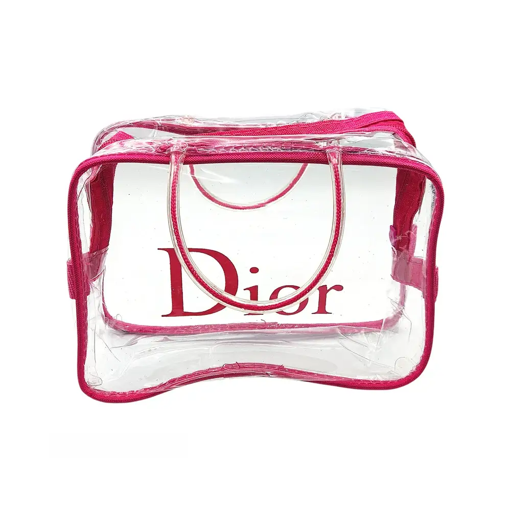 0010338mmc کیف لوازم آرایش زنانه مدل 0086 رنگ سرخابی