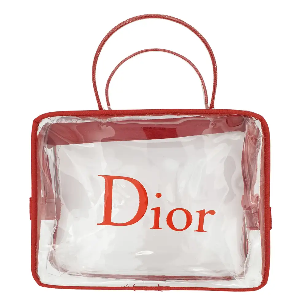 0010338qci کیف لوازم آرایش زنانه مدل 0086 رنگ قرمز