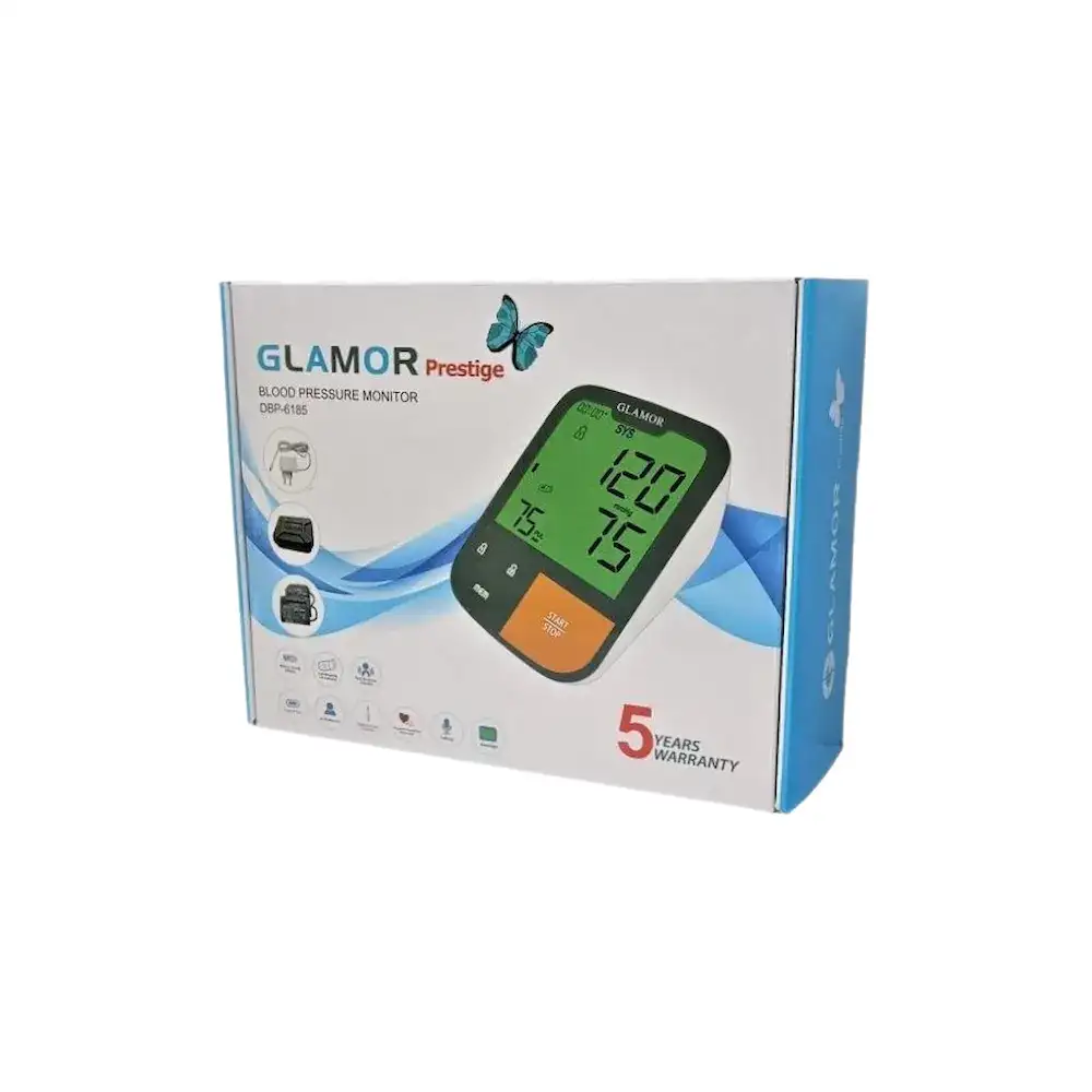 00110281m6q فشارسنج دیجیتال بازویی و سخنگو گلامور مدل DBP-6182